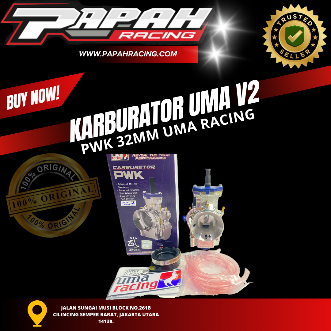 KARBU KARBURATOR UMA V2 PWK 32MM UMA RACING